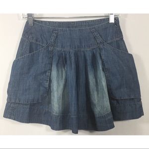 ✨ MAKE OFFER ✨ UO  LARK & WOLFF CHAMBRAY SKIRT